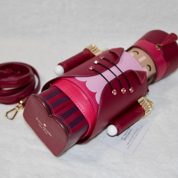 NWT Kate Spade Novelty Purse Christmas 3D Nutcracker Crossbody Bag - Picture 4 of 7